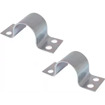 Abraçadeira para mastro ShiverPeaks 89855-SET aço galvanizado para tubo Ø40–42 mm