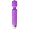 Massageador de clítoris Erolab Wand-M roxo recarregável à prova de água