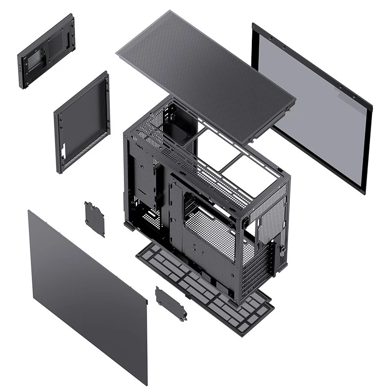Caixa de PC Jonsbo D41 MESH Midi Tower preto