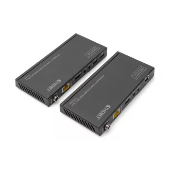 Conjunto extensor KVM Digitus 4K HDBaseT HDMI 70 m com fios