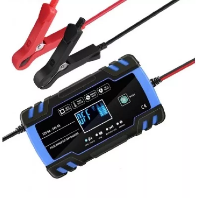 Extralink | Carregador automático | para bateria 12/24V 8A azul