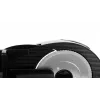 Cortador de alimentos elétrico de mesa SMAPP 294.5 – 300 W, espessura de corte 1–15 mm, lâmina em aço inoxidável, segurança para crianças, branco