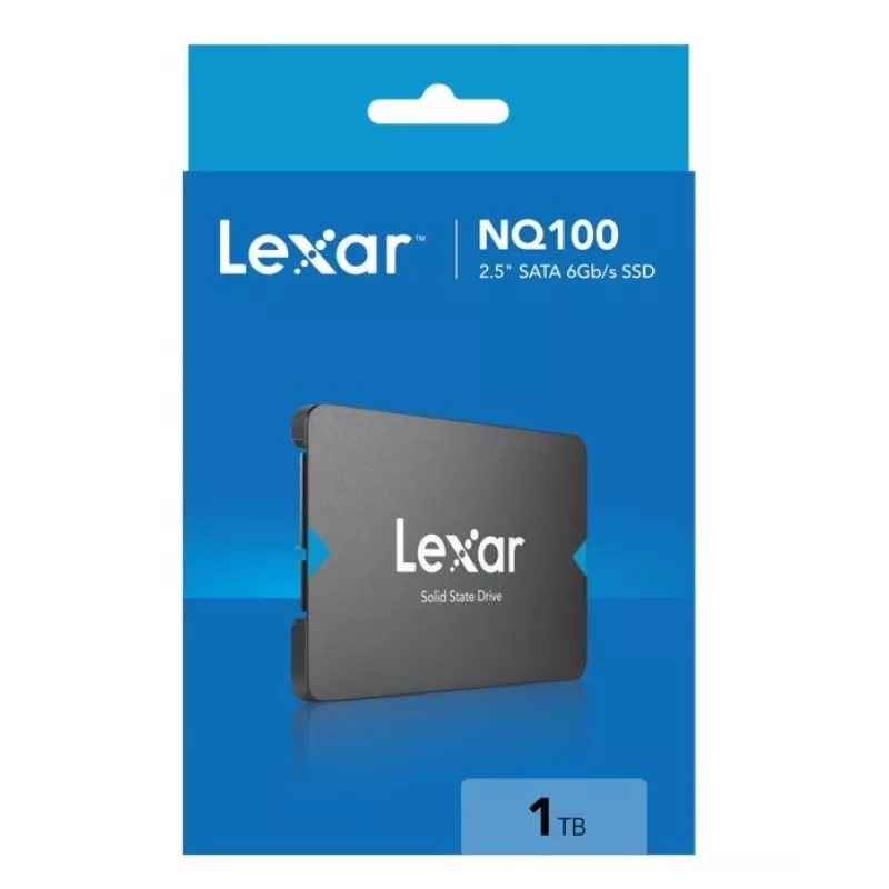 SSD SATA III de 2,5 polegadas Lexar NQ100 1 TB – velocidade de leitura 550 MB/s, transferência 6 Gbit/s