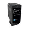 Lexmark 74C2HCE Toner ciano Return Program Corporate. 12K páginas para