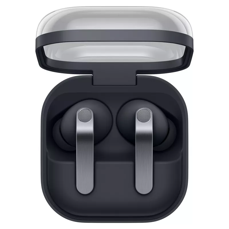 Samsung Galaxy Buds4 Pro SM-R640, preto ANC adaptativo, até 7 horas de reprodução, altifalantes de 2 vias, design moderno com acabamento metálico premium