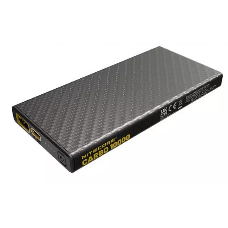 Nitecore CARBO 10000 bateria externa, 10000 mAh, preta