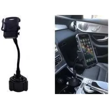 Suporte para smartphone para porta-copos IWH 019265 — suporte de plástico para automóvel para porta-copos