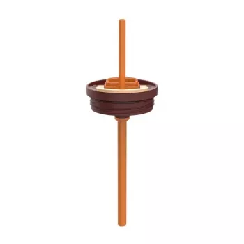 Copo térmico com palhinha telescópica Kambukka Rio Tumbler 950 ml Almond Dream