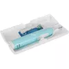 Oral-B Pro 1 Cross Action Caribbean Blue com estojo de viagem, escova de dentes elétrica azul
