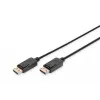 Cabo de ligação DisplayPort com bloqueio 1080p 60Hz FHD Type DP / DP M / M preto 1m