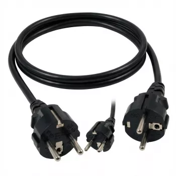 Cabo de alimentação EFB-Elektronik ficha Schuko 90° - C13 90°, preto, 3,0 m, 3 x 1,00 mm² Fabricante: EFB Elektronik (EK535.3)