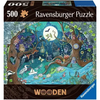 Puzzle de madeira Floresta fantástica (505 peças)