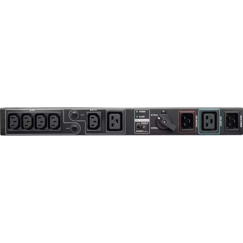 Bluewalker PowerWalker MBS - comutador de desvio (rack - montável em rack) - AC 208/220/230/240 V - tomadas de saída: 6 - 48,3 cm (19) - preto (UPS2005)