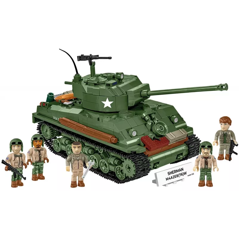 Blocos de construção Sherman M4A2E8 865 peças