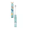 Escova de dentes elétrica infantil neno Pulito – escova vibratória compacta recarregável, 2 cabeças de escova, modo de massagem, temporizador de 2 minutos, bateria de iões de lítio