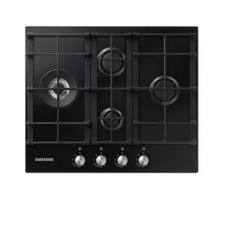 Samsung NA64H3030BK preto encastrado 60 cm gás 4 zonas