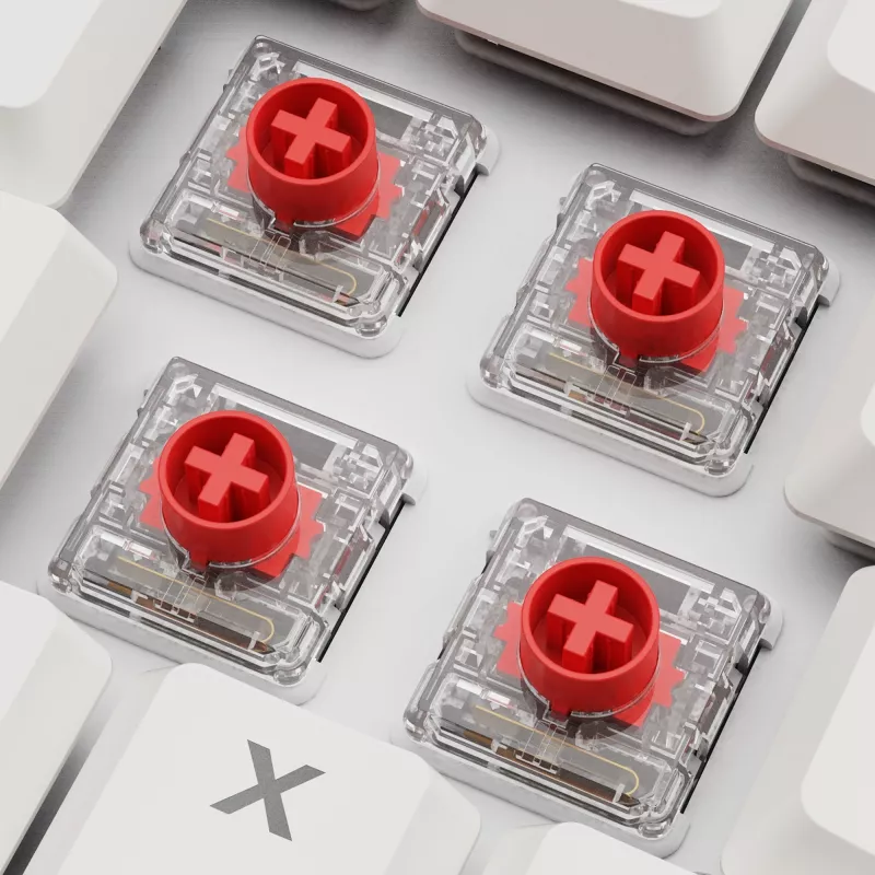 Sharkoon PureWriter W65 teclado sem fios, QWERTZ alemão, branco, Kailh Choc V2 Red
