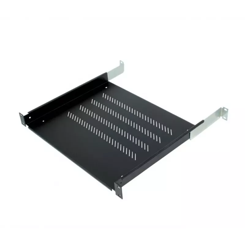 Prateleira de 19 polegadas Triton RAB-UP-450-A4 1U 450 mm 80 kg, preta
