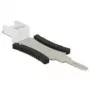 Conjunto de montagem DeLOCK 86411 preto prateado