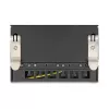 Patch panel DELOCK Mini Desktop RJ45 6 portas Cat.6A blindado, metal, preto, 80×22×125 mm