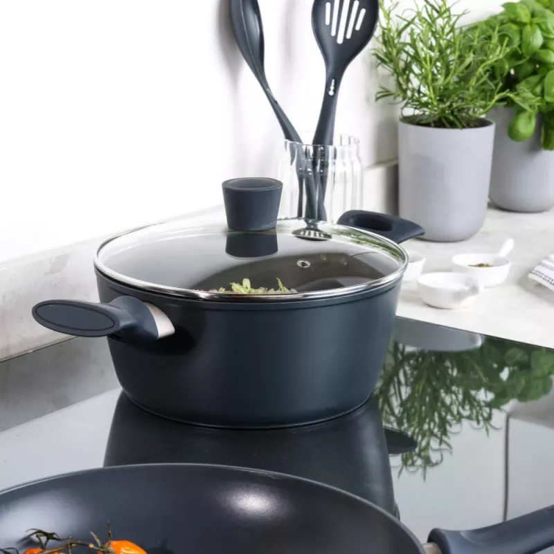 Panela Salter BW12270EU7 24 cm aço inoxidável, adequada a indução, redonda