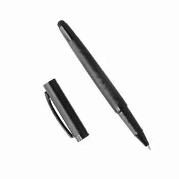 4smarts 2-em-1 ErgoRib Stylus universal, preto