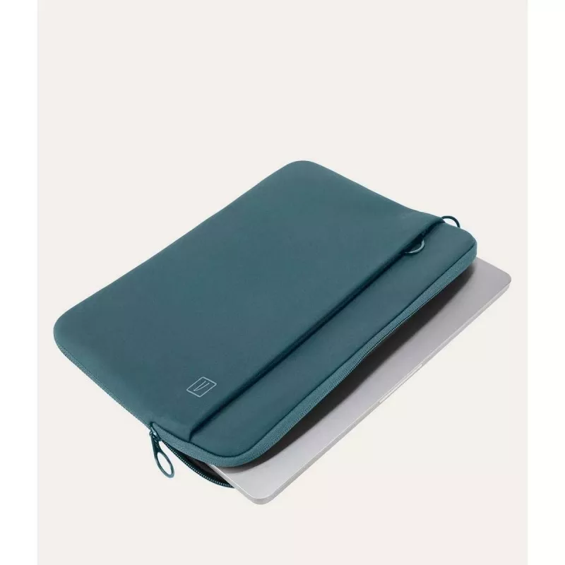 Bolsa sleeve Tucano Top 14 polegadas 35,6 cm azul-petróleo monocromático