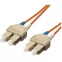 Cabo de patch de fibra ótica Equip SC/SC – OM1/OM2, 1,0 m, 62,5/125 µm