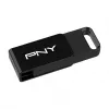 PNY Elite, 128 GB, USB Type-C, 3.2 Gen 1 (3.1 Gen 1), 120 MB/s, Dia, Preto