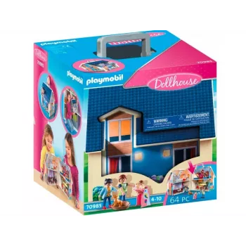 Conjunto de construção PLAYMOBIL Casa de bonecas 70985 multicolor plástico