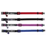 Coleira antiparasitária para gatos Trixie 4180 preto vermelho nylon, ajustável 8 mm de largura, para gatos idosos