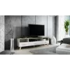 Suporte de TV Cama LOTTA 180cm branco + carvalho sonoma