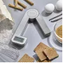 Caso | Balanças | KitchenEcostyle | Capacidade máxima 5 kg | Divisão 1 g | Tipo de visor LCD | Aço inoxidável
