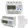 Contador de energia trifásico QOLTEC 50883 Wi‑Fi 400V com ecrã LCD