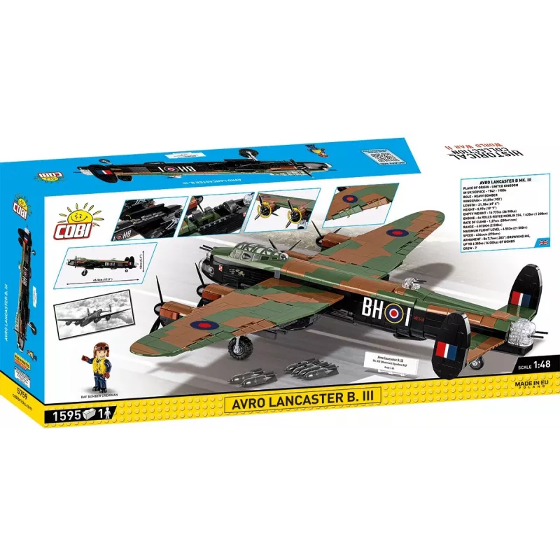 Blocos Avro Lancaster B.III 1595 peças