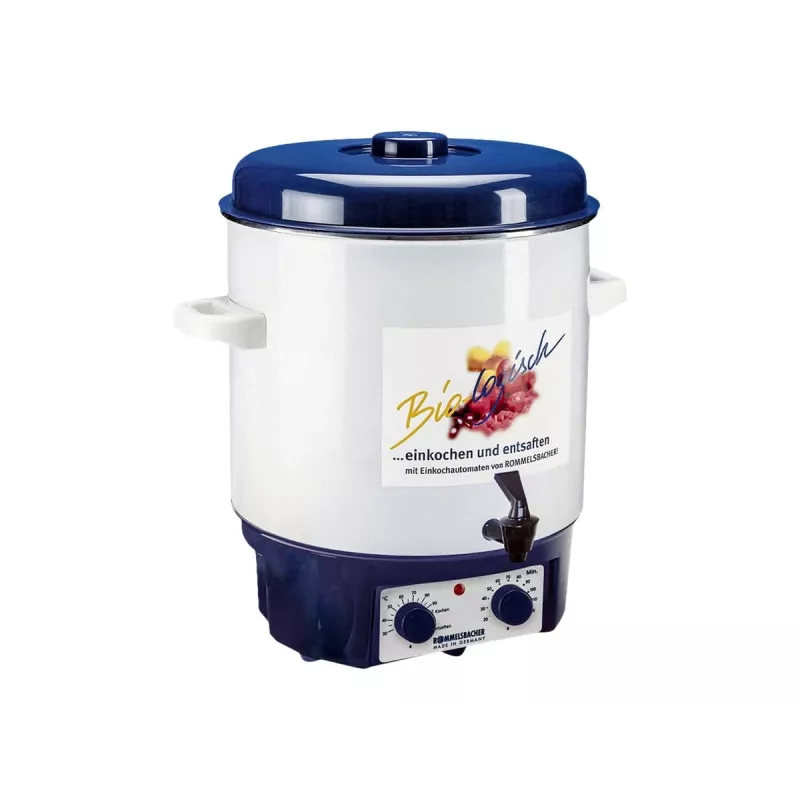 Máquina de vinho quente e de conservas KA 1804 (branco/azul, 1.800 Watt, 27 L)