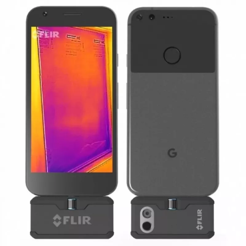 Câmara termográfica FLIR ONE Pro Android USB-C — FLIR, modelo FP3AC, 8,7 Hz, NETD 150 mK, 8–14 µm, foco fixo, USB-C