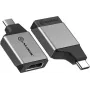 Adaptador de vídeo ALOGIC Ultra MINI - 24 pin USB-C macho para HDMI fêmea - Cinzento sideral - Suporte 4K (ULCHDMN-SGR)