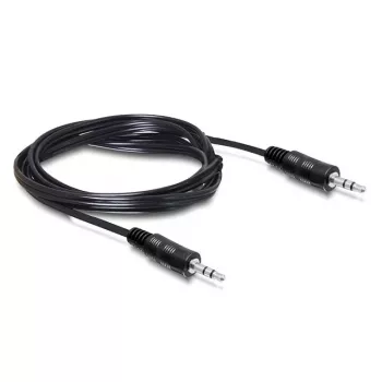 Cabo de áudio SBOX 3.5-3.5-M/M-2 2m preto