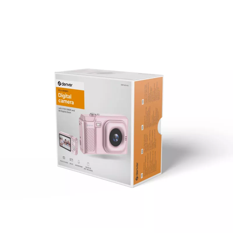 Máquina fotográfica compacta Denver DCA-4818 Rosa 5 MP Full HD Zoom 16x
