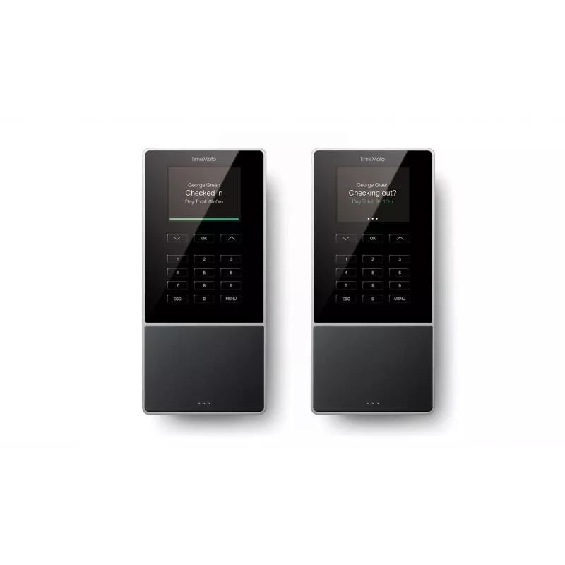 Relógio de ponto Safescan 125-0586 preto impressão digital palavra-passe smartcard
