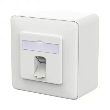 METZ CONNECT 130D370027-I E-DAT C6A IDC AP branco tráfego (130D370027-I)