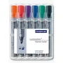 Marcador Staedtler 356 B WP6 6 unid. azul verde laranja vermelho violeta