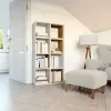 Topeshop MALAX 2X4 BIEL estante para sala de estar