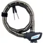 Cadeado de bicicleta FISCHER 85854 — comprimento 700 mm, diâmetro 18 mm, preto
