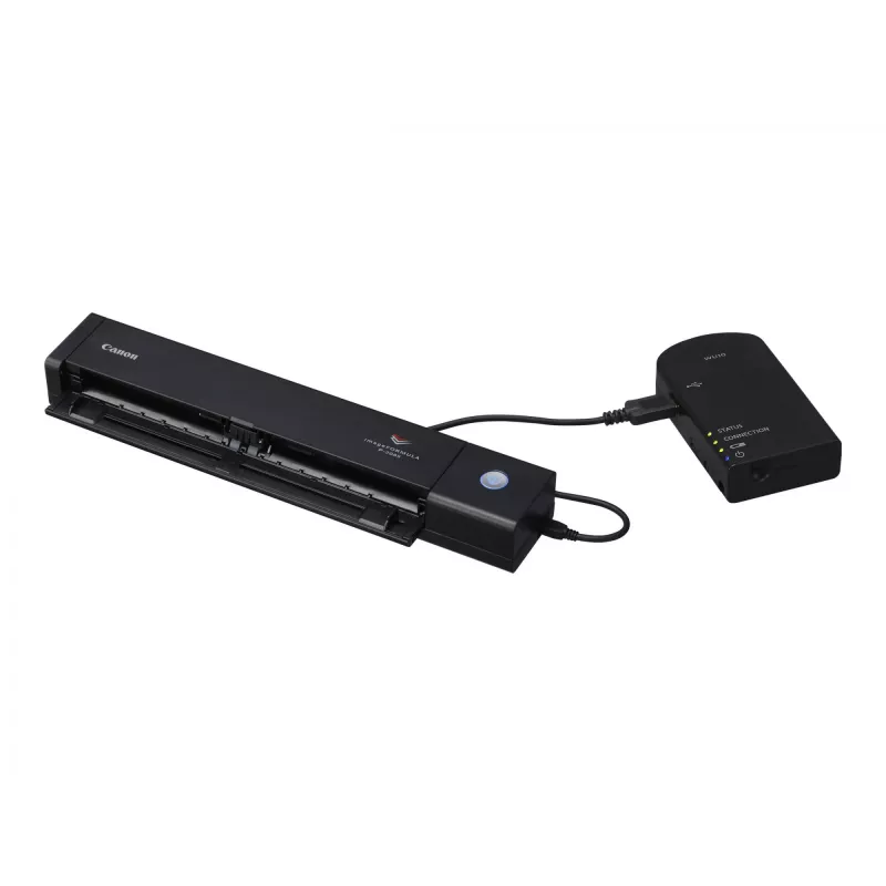 Digitalizador de documentos portátil duplex Canon imageFORMULA P-208II, 216 x 356 mm, 600 x 600 DPI, 24 Bit, 8 ppm, 6 ppm, 16 ipm