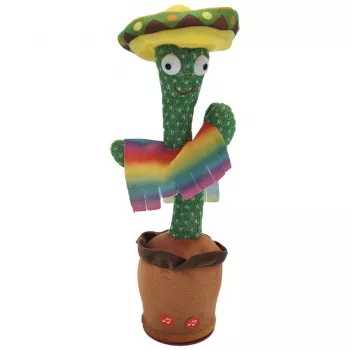 Brinquedo cato dançante com sombrero Extralink Toys, cantante para crianças LED USB