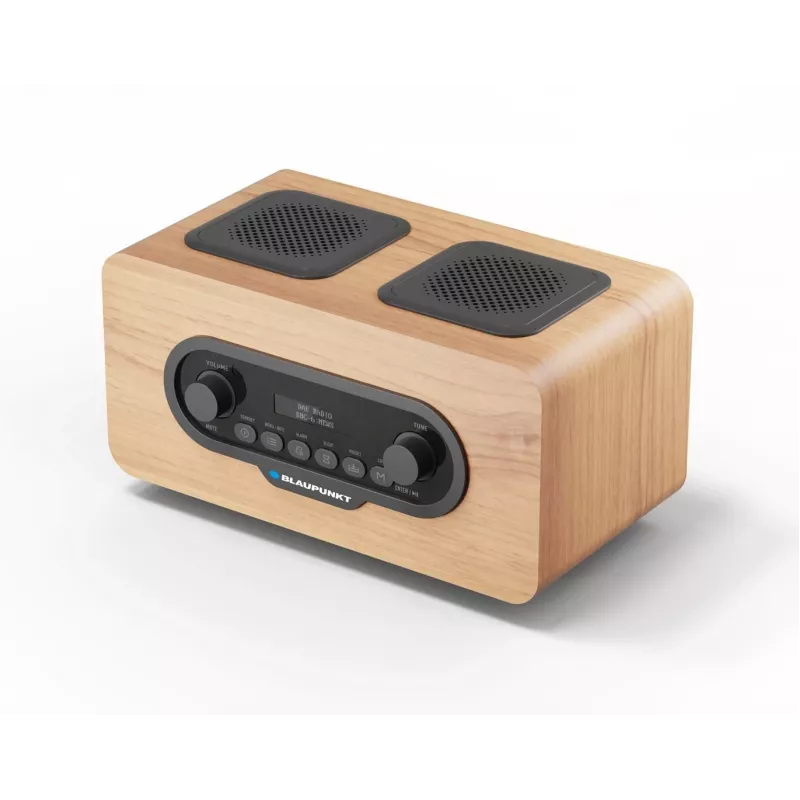 Rádio portátil BLAUPUNKT DR10CR DAB+/FM, Bluetooth 5.3, LCD, 2 W, bateria de 1800 mAh, antena telescópica