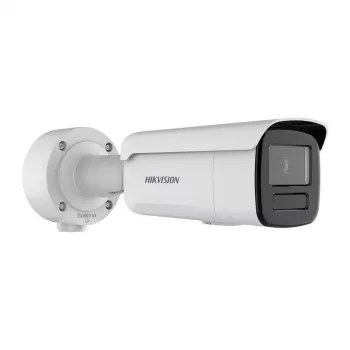 Câmara IP bullet Hikvision DS-2CD3T86G2-4ISY 2,8 mm — formato turret exterior 8MP SMART com IR e PoE