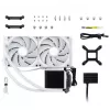 Dissipador líquido ARGB - 280 mm branco
